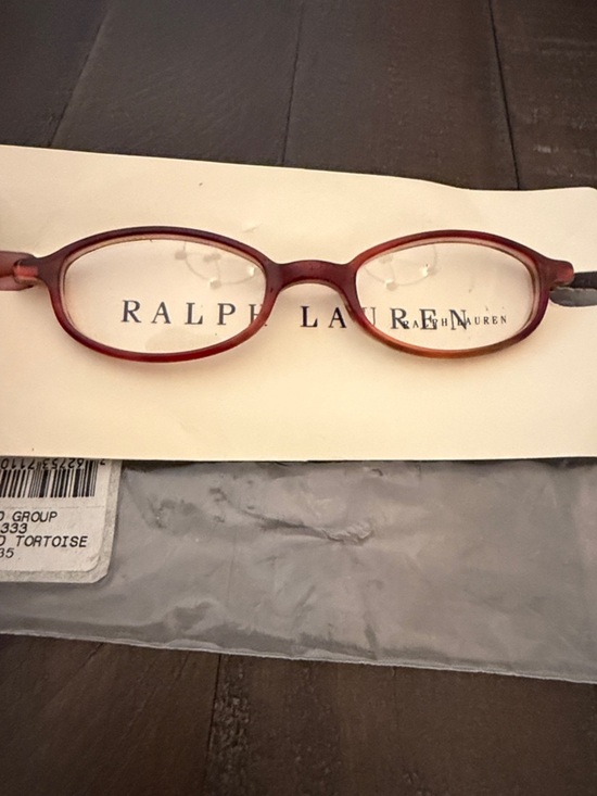 Ralph Lauren Women’s Red Tortoise Oval Eyeglass Frames with Subtle Brown Temples main image 6
